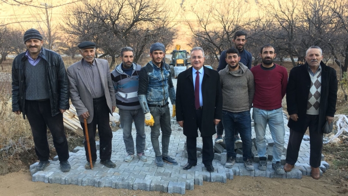 BAŞKAN BOYRAZ YOL ÇALIŞMALARINI YERİNDE İNCELEDİ