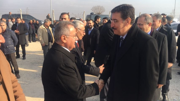 BELEDİYE BAŞKANIMIZ MEHMET BOYRAZ TEMEL ATMA TÖRENİNE KATILDI