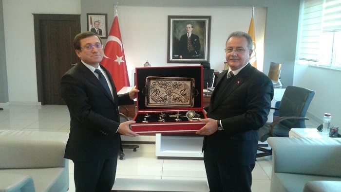 KULUNCAK BELEDİYE BAŞKANI BOYRAZ’DAN REKTÖR KIZILAY’A ZİYARET