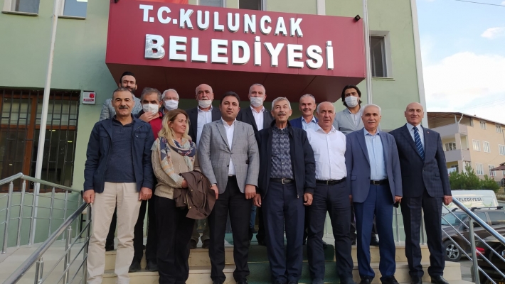 İLÇE BELEDİYE BAŞKANLARINDAN BAŞKANIMIZ ERHAN CENGİZ'E ZİYARET